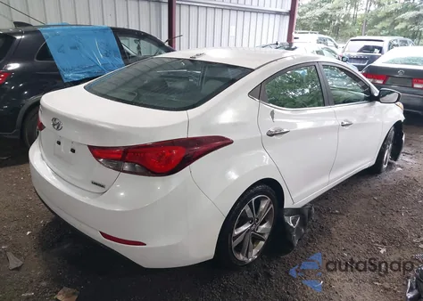 2016 Hyundai Elantra Limited from USA, damaged, VIN 5NPDH4AE0GH768568